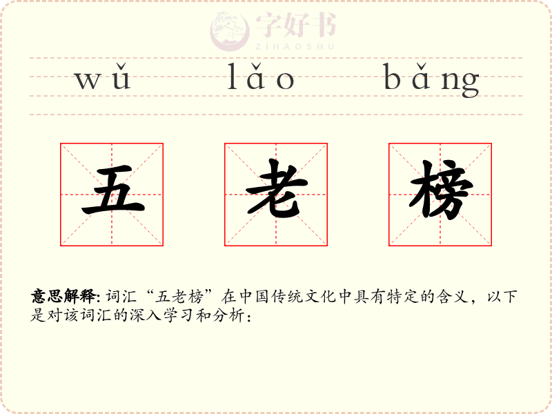 五老榜