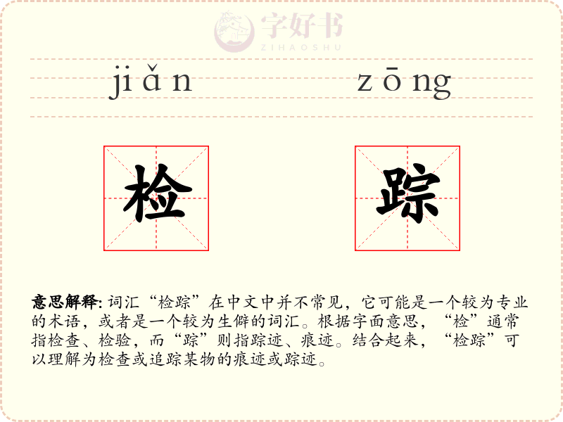 检踪