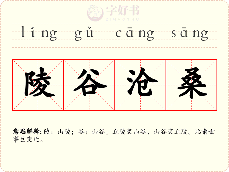 陵谷沧桑