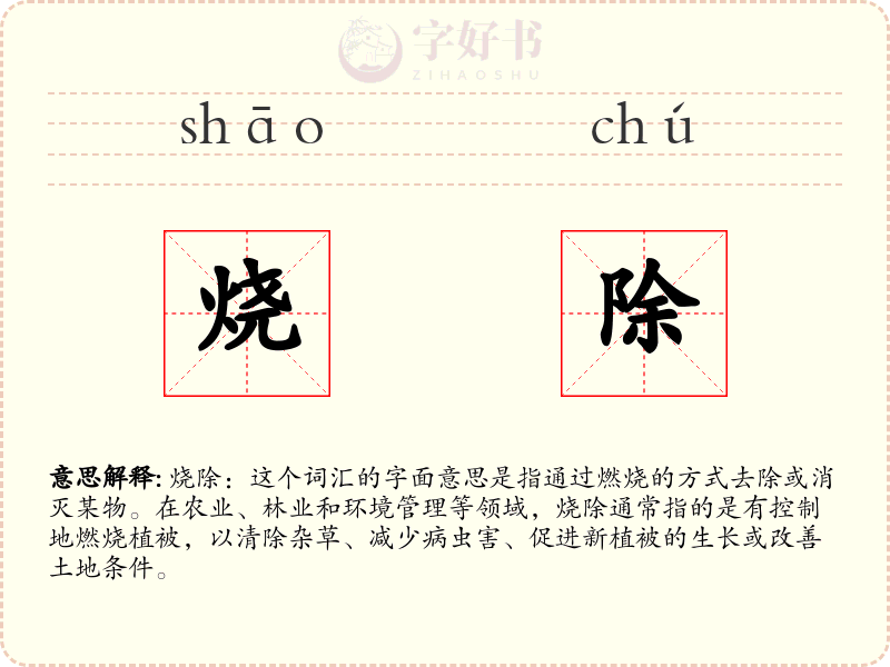 烧除
