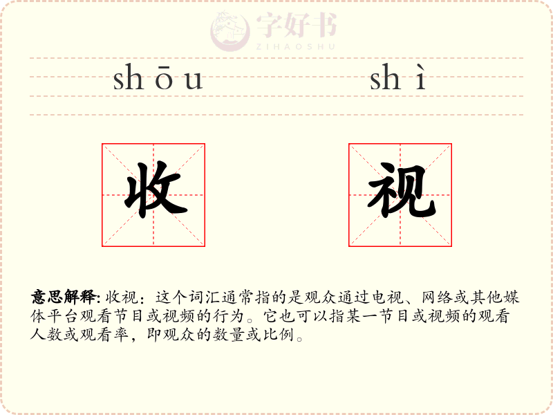 收视
