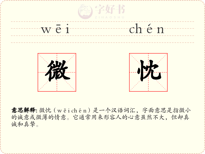 微忱