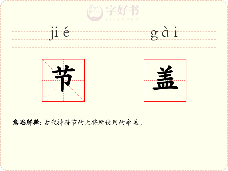 节盖