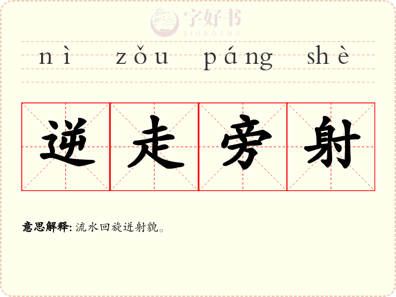 逆走旁射