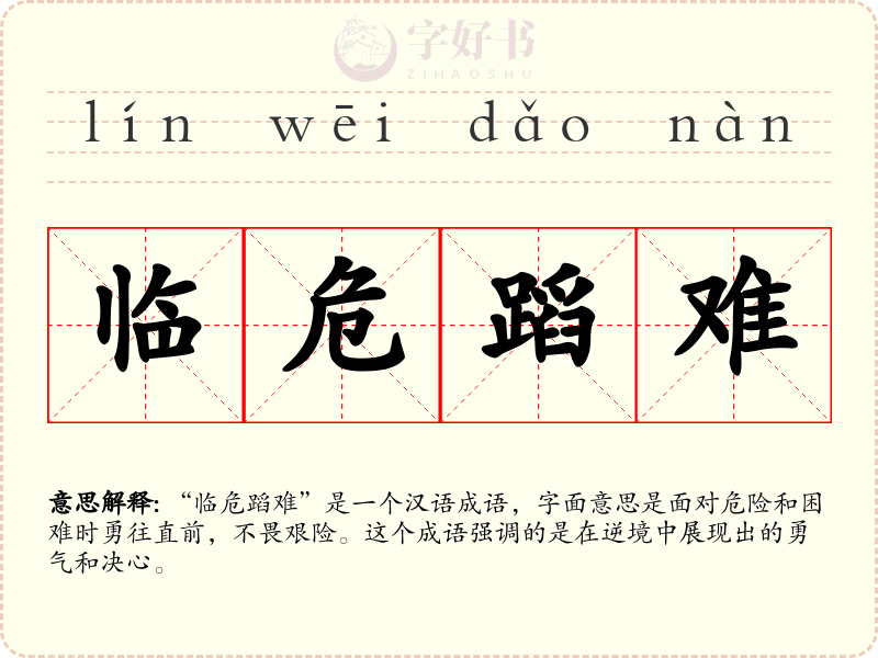 临危蹈难