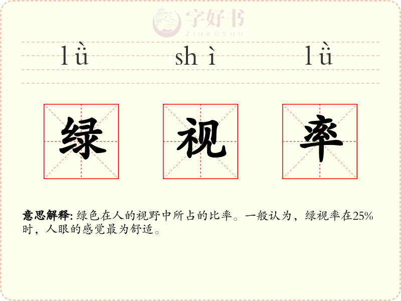 绿视率