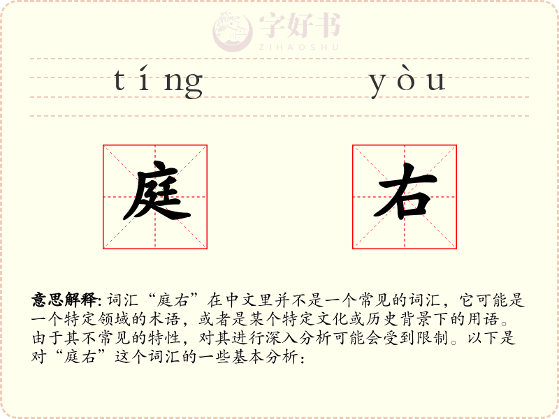 庭右