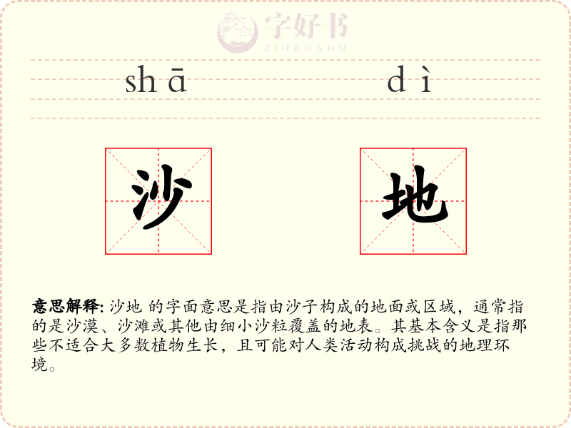 沙地