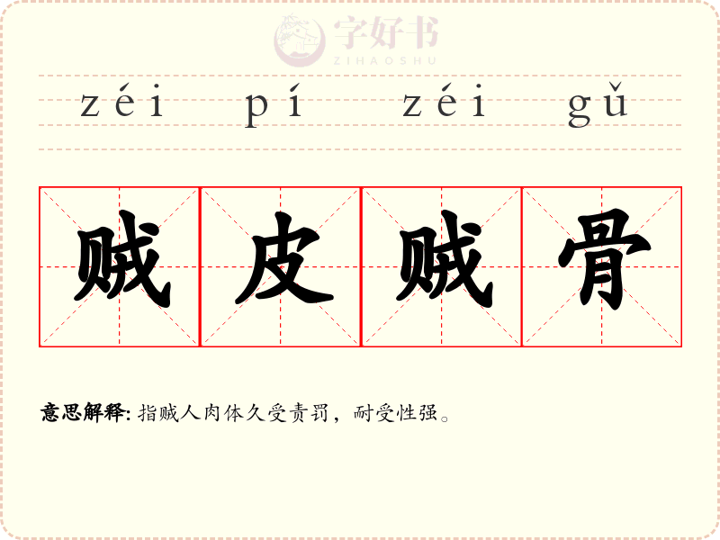 贼皮贼骨