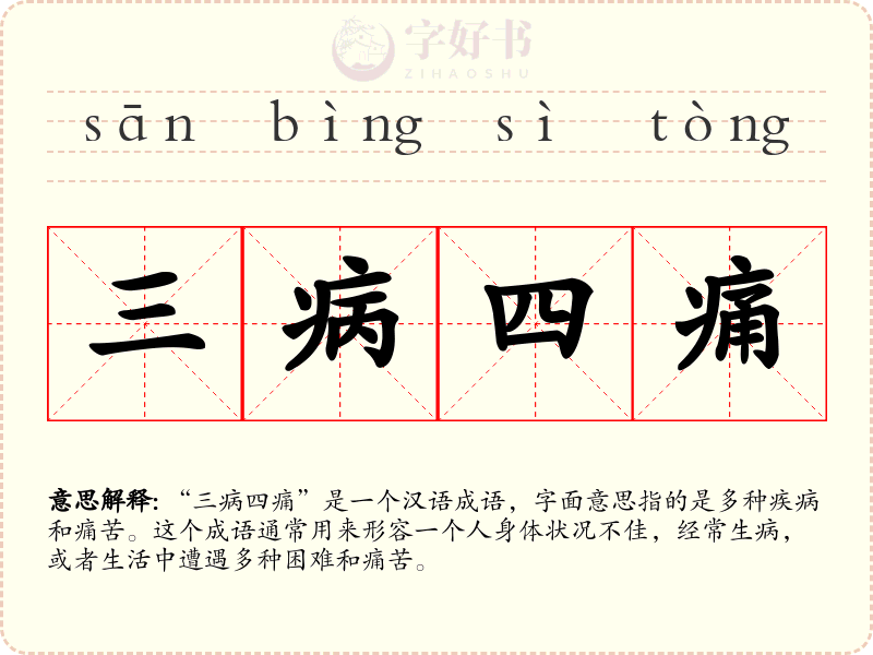 三病四痛