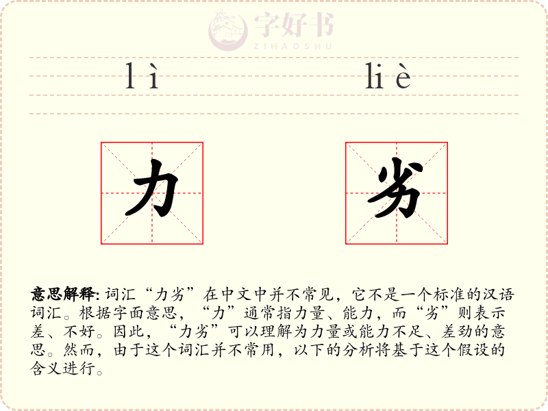 力劣