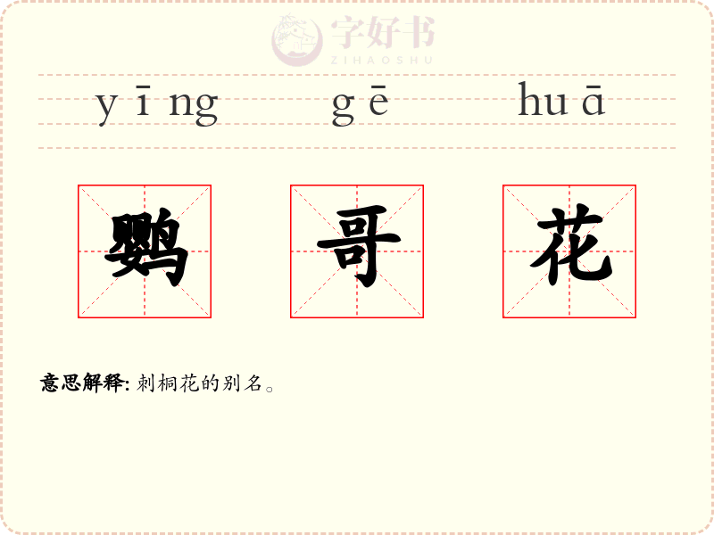 鹦哥花