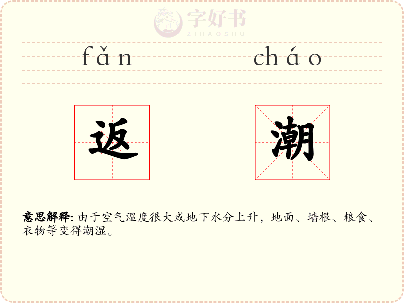 返潮