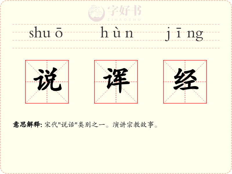 说诨经