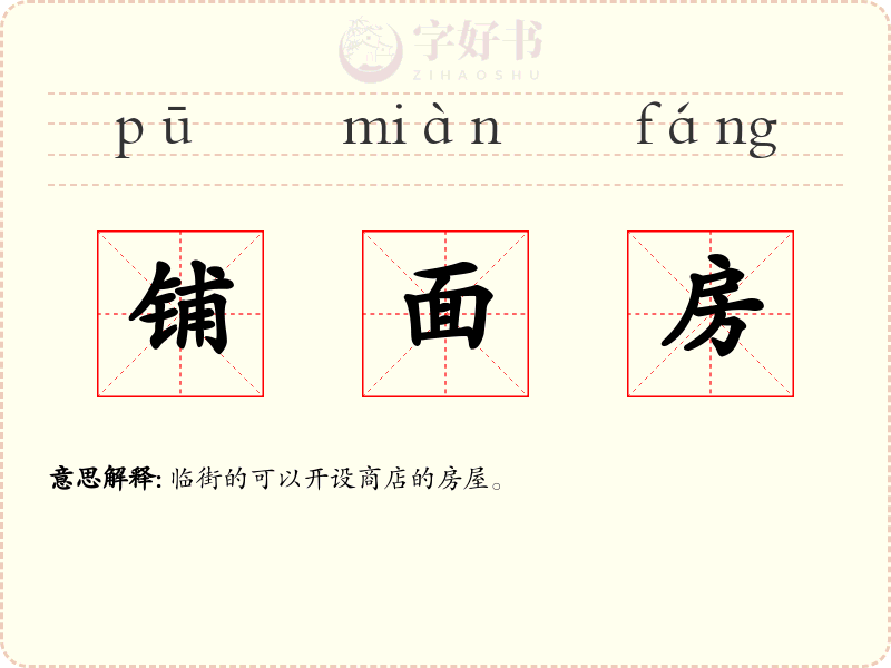 铺面房