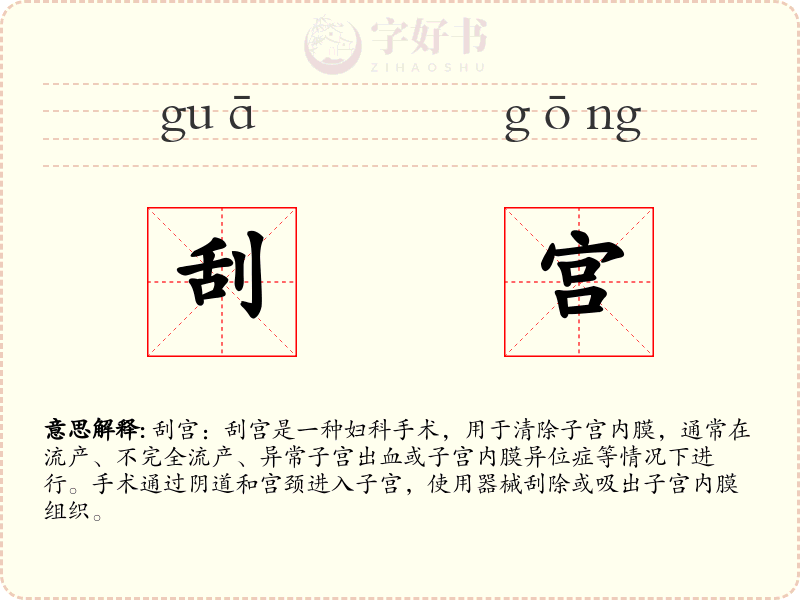 刮宫