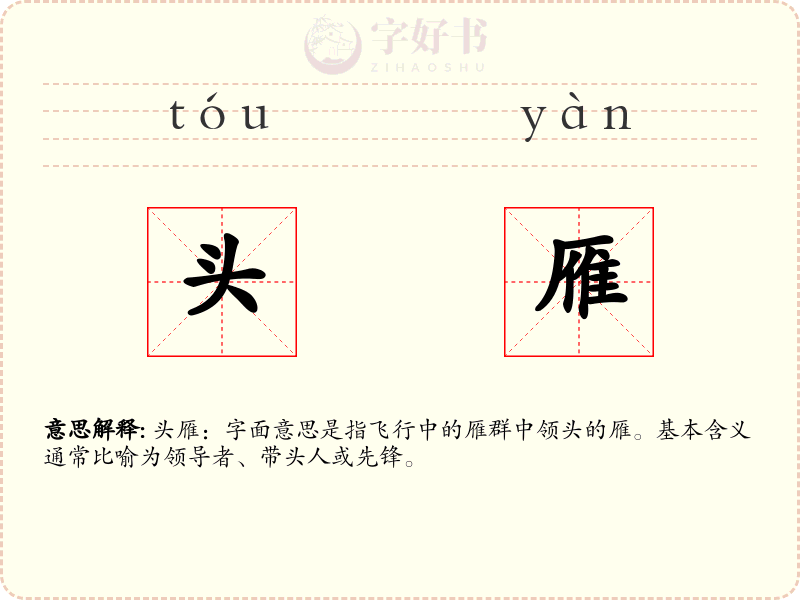 头雁