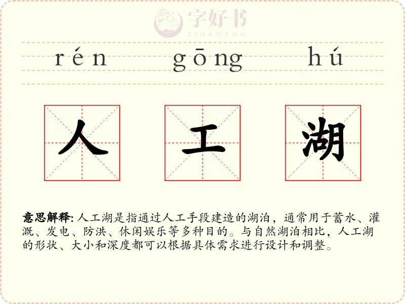 人工湖