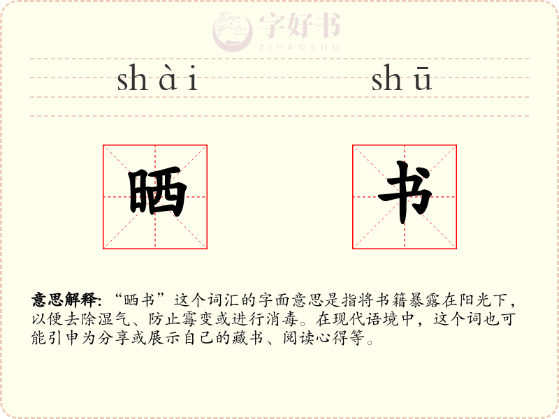 晒书