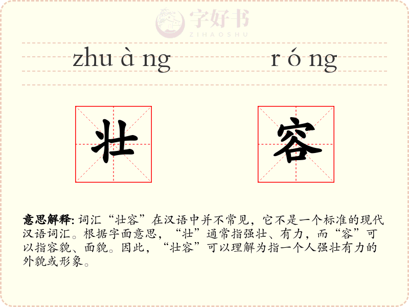 壮容