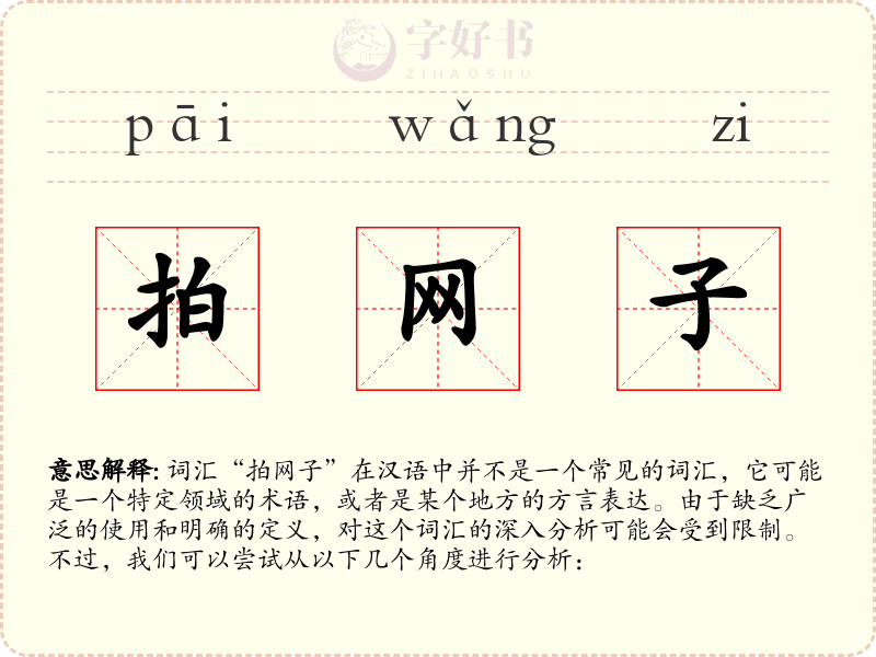拍网子