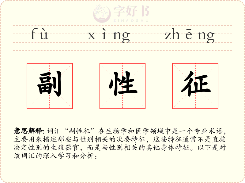 副性征