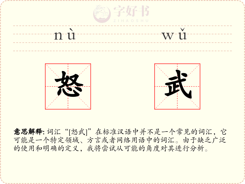 怒武