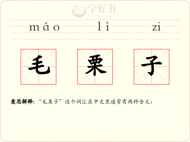 毛栗子
