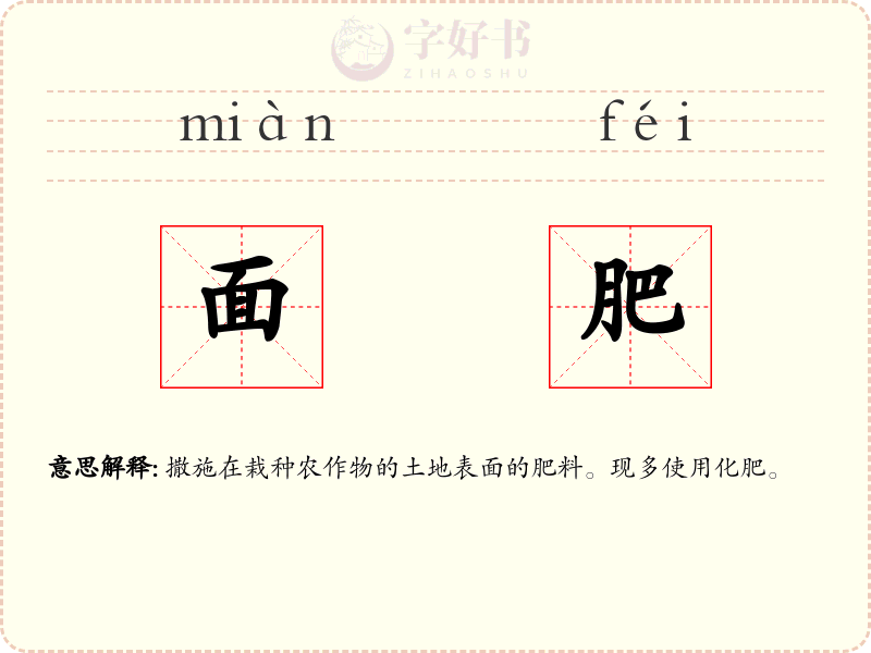 面肥