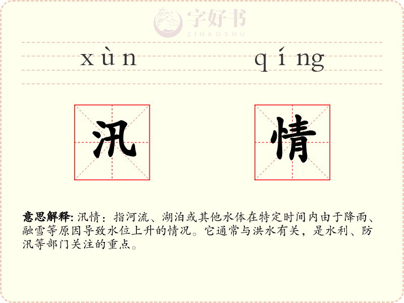 汛情