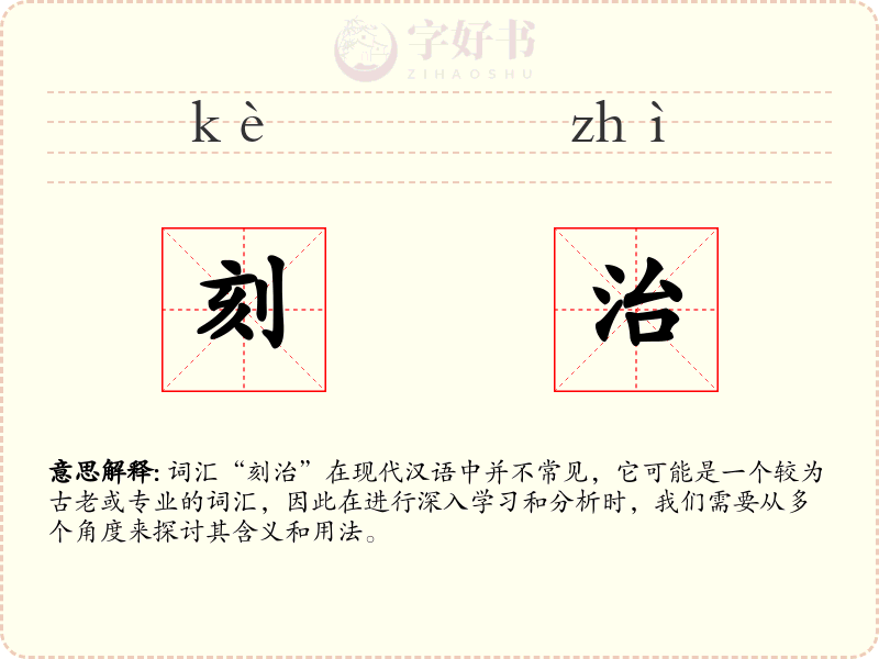 刻治