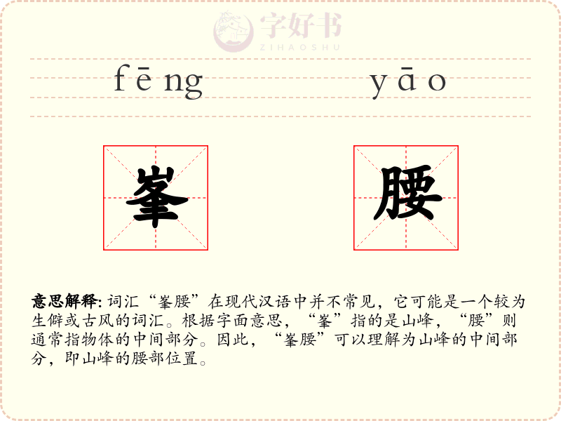 峯腰