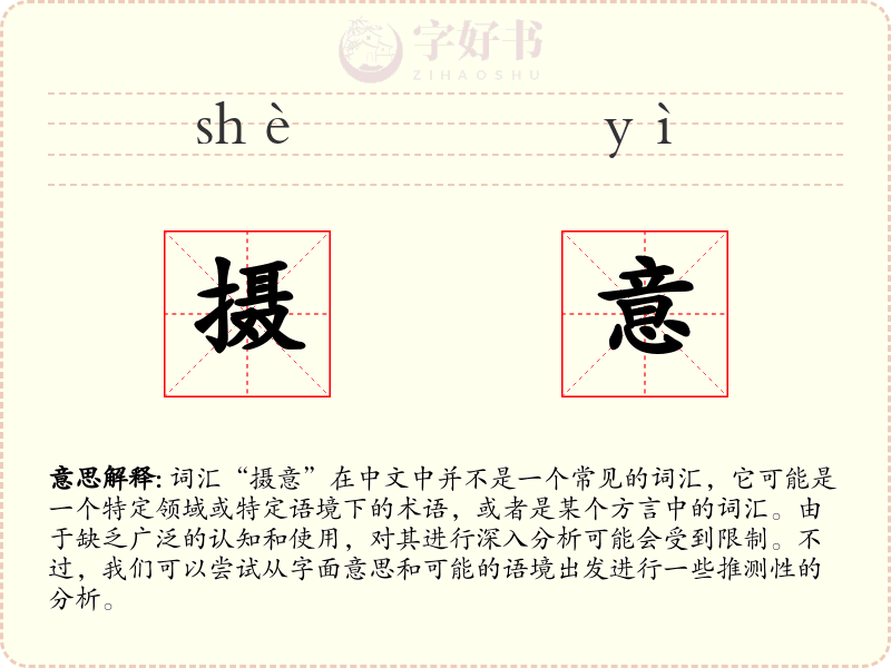 摄意