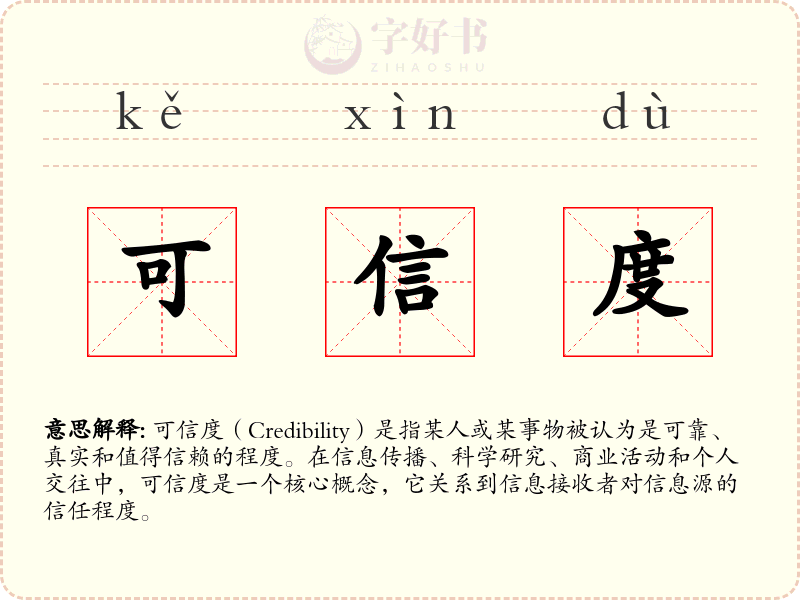 可信度