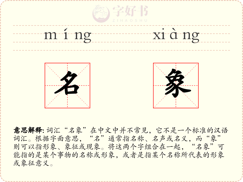 名象
