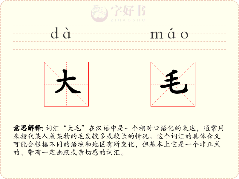大毛