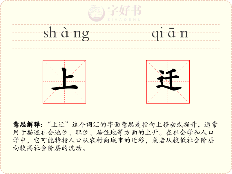 上迁