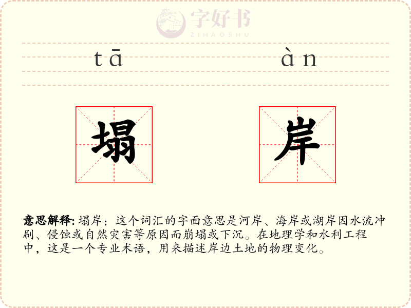 塌岸
