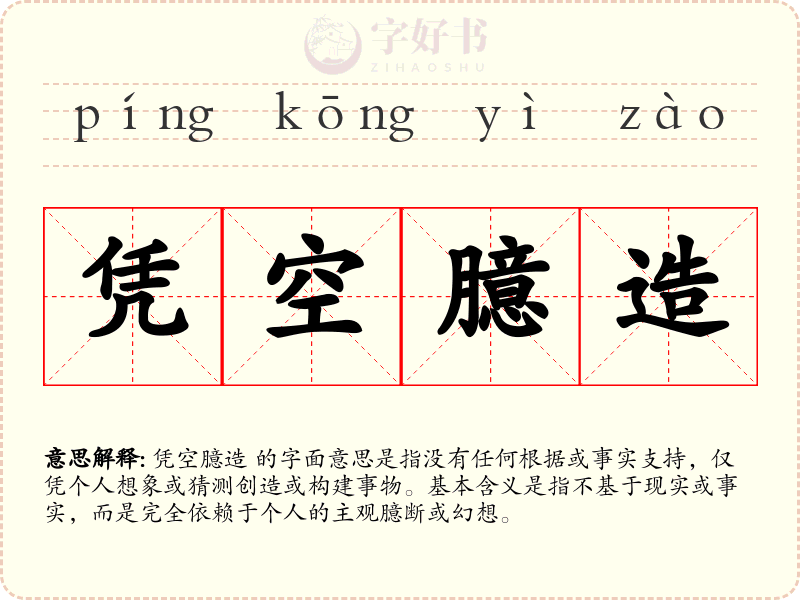 凭空臆造