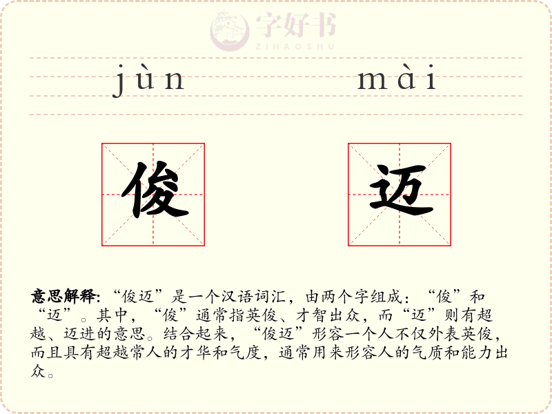 俊迈