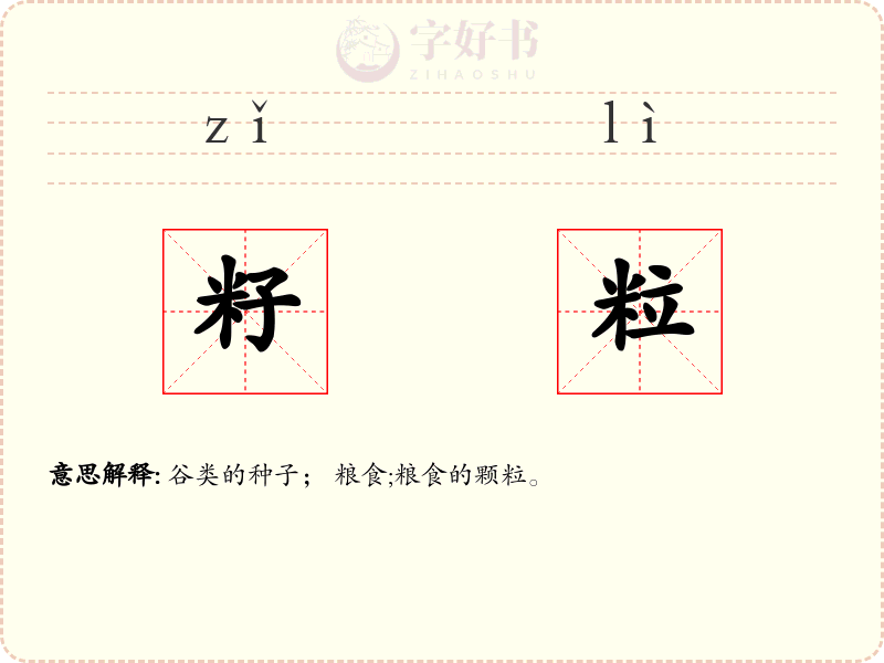 籽粒
