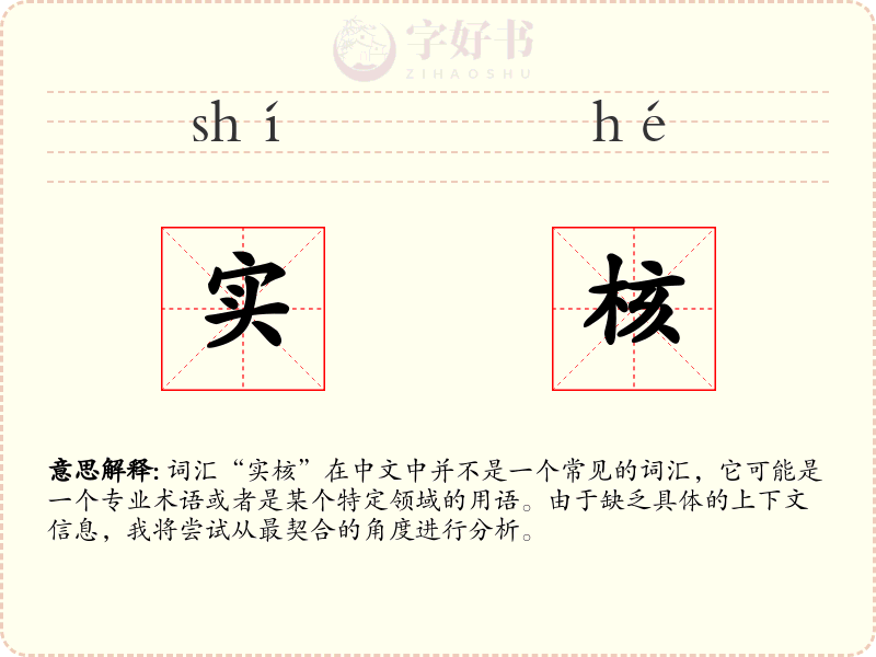 实核