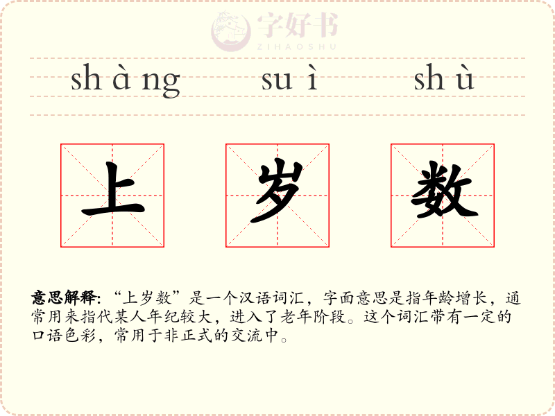 上岁数