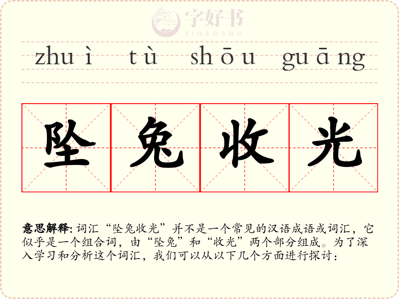 坠兔收光