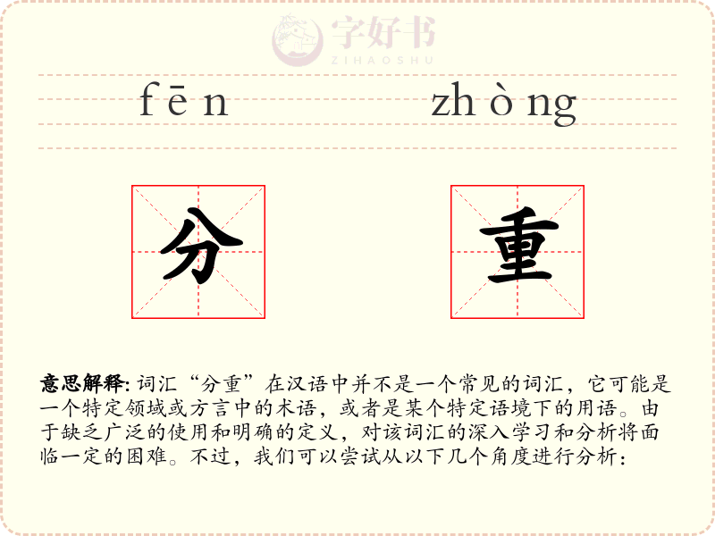 分重