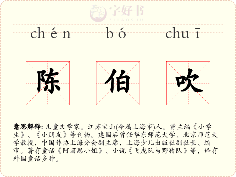 陈伯吹