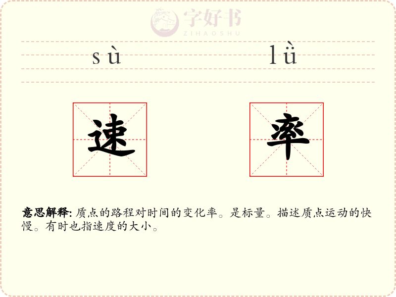 速率