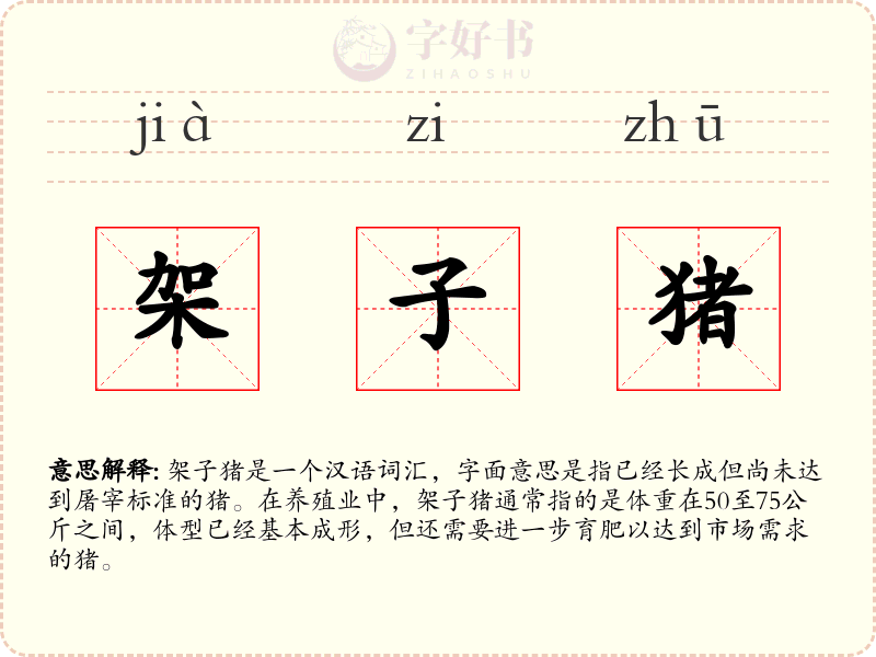 架子猪