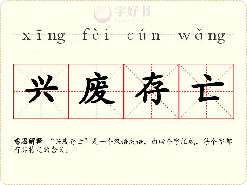 兴废存亡