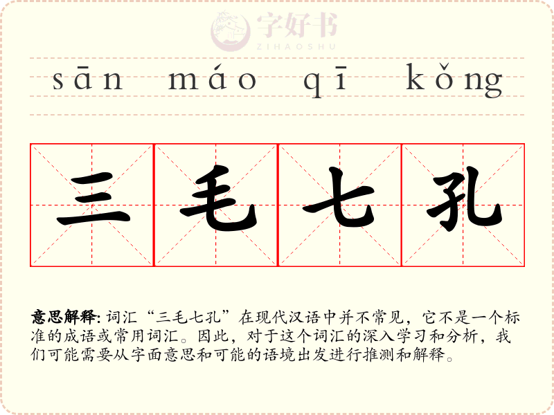 三毛七孔